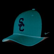 USC Trojans Nike Cardinal SC Interlock Rise Structured Snapback Trucker Hat